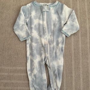 Noomie Baby Blue Tie Dye Onesie 0-3M